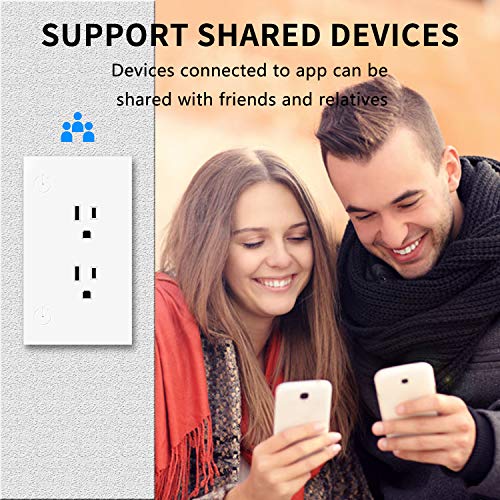UseeLink zigbee Smart Socket Outlet 2 AC Individual switches Neutral Wire is Required hub is Required compatiable with Tuya Smart Life app Home Assistant SmartThings Works with Alexa Google Home ETL - Image 7