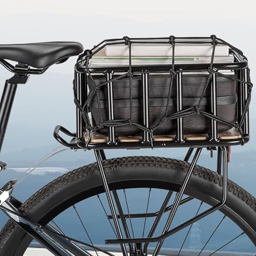 Panier arrière pour vélo léger robuste fixation verticale horizontale - 2