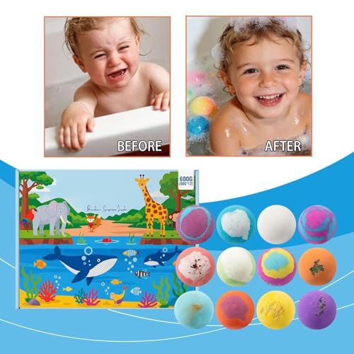 Balles de bain enfants effervescentes pour transformer le bain difficile en jeu