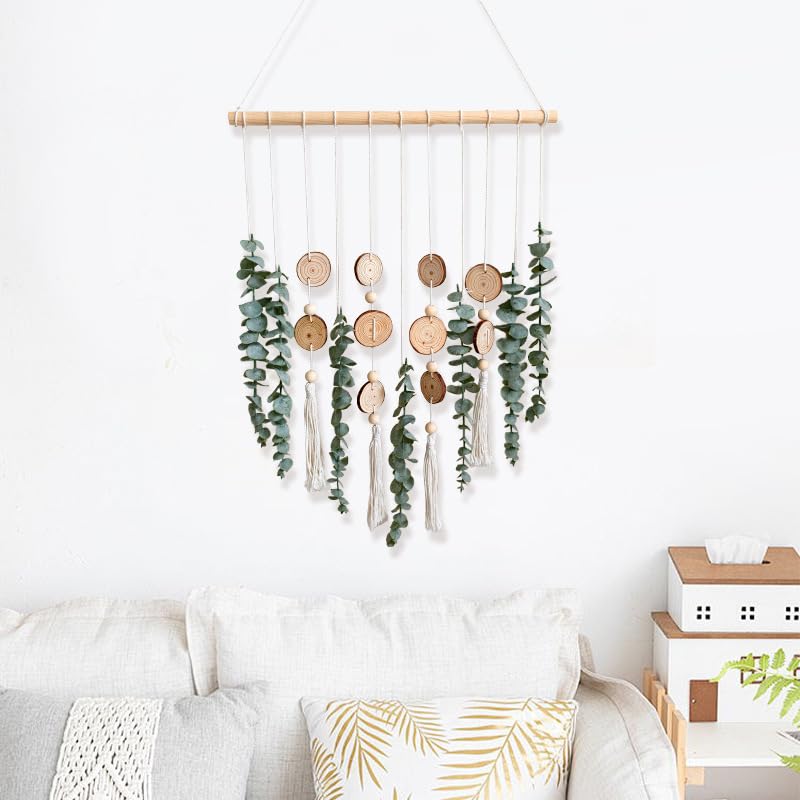 HASTHIP artificial eucalyptus wall hanging