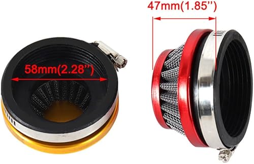 Miniatura 5 de Carburador para 37 cc, 39 cc, 49 cc, 50 cc, 60 cc, 66 cc, 70 cc, 80 cc, motor de 2 tiempos, bicicleta motorizada Mini Pocket Bike Quad Chopper ATV