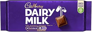 Cadbury Dairy Milk Chocolate Bar, 180g