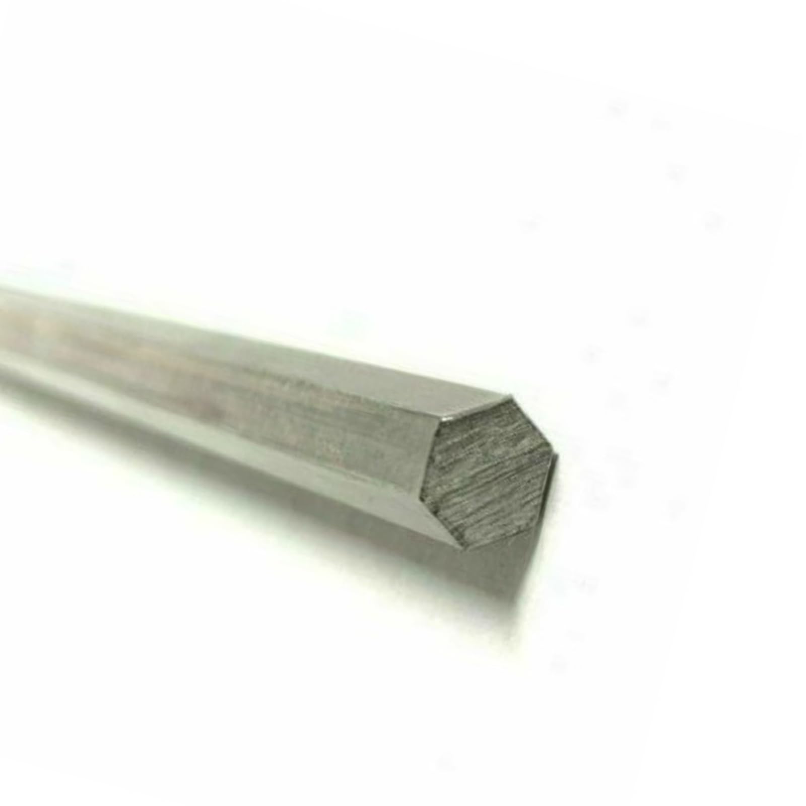 Barre in lega di titanio, Aste metalliche tonde in acciaio Lunghezza asta esagonale in lega di titanio TC4 Lunghezza 500 mm Resistenza alla corrosione al taglio leggera lucida(Side Length 14mm)