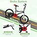 WEIZE Kids Bike,16 Inch Children Bicycle for Boys Girls Ages 4-6 Years Old, Rider Height 38-48 Inch, Coaster Brake, Black
