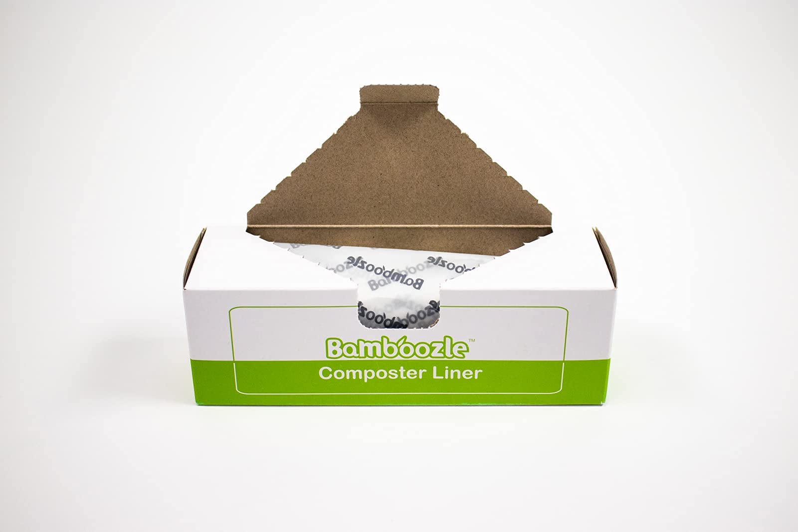 Bamboozle Composter Bag Liner, Indoor Food Composter for Kitchen (50 count)