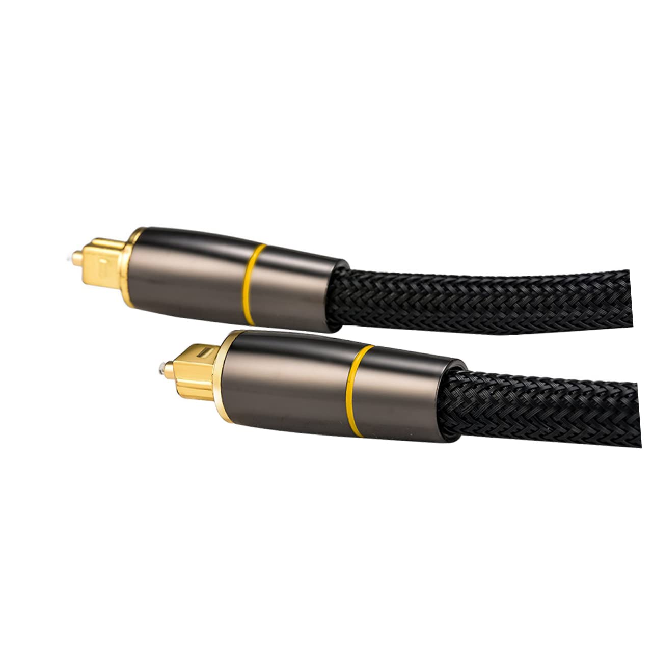 UPKOCH Câble Audio à Fibre Optique Noir 15 Mètres Gaine de Protection, Haute Durabilité et Résistance la Déformation, pour Home Cinéma et Équipements Audio