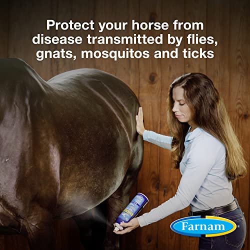 Farnam Endure Sweat-Resistant Horse Fly Spray, 14-Day Long Lasting Protection, 15 Ounces #TOP1