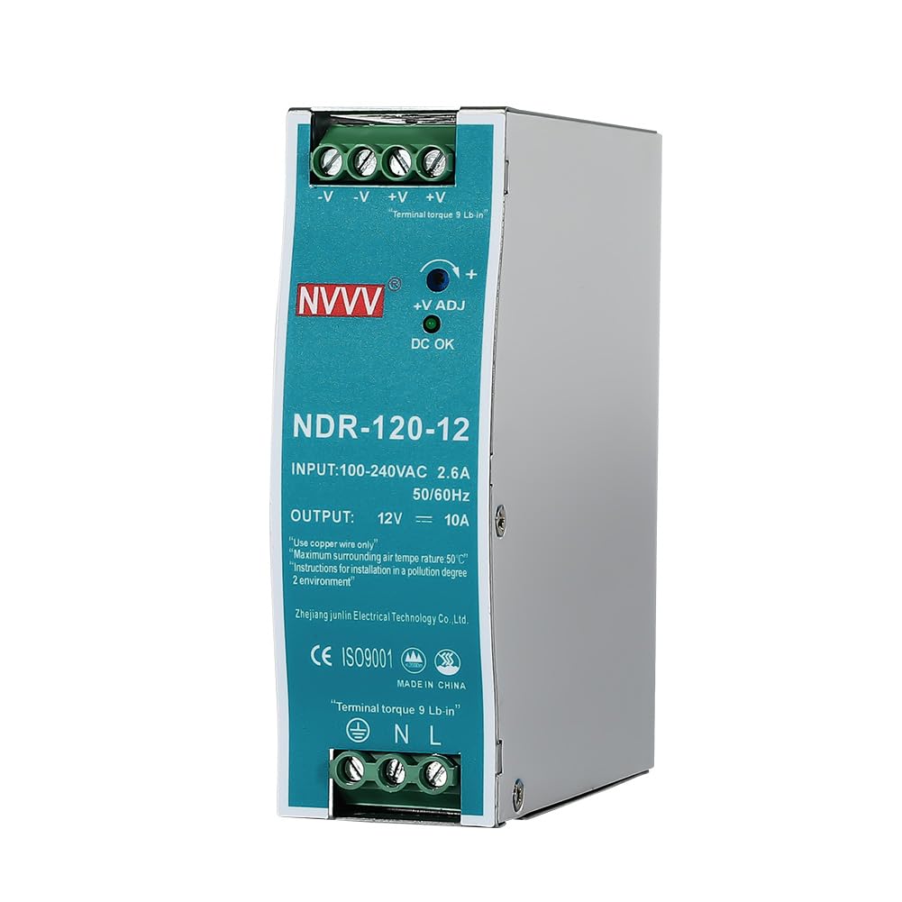 NDR-120-12 120W 12V 10A Hutschienen Netzteil DIN-RAIL