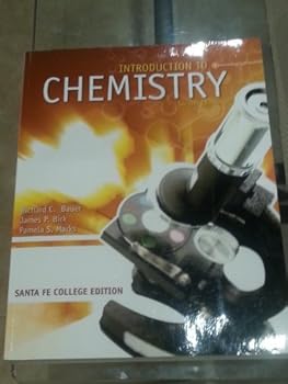 Paperback Introduction to Chemistry. Second Edition. Santa Fe College Edition Book