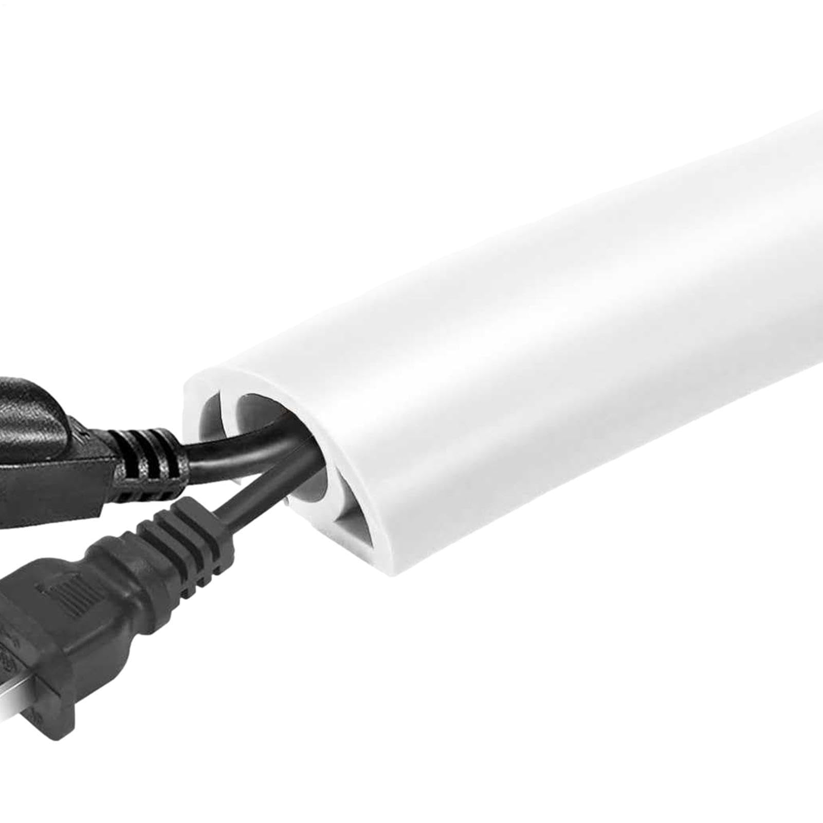 Cubierta de cable con canal de PVC autoadhesivo y flexible para protección de redes 8
