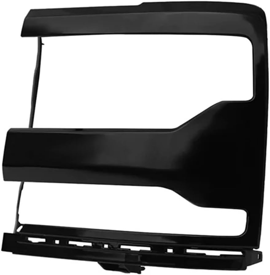 AB61 Compatible For Chevy Silverado 1500 2016-2018 1 Pair Black Headlight Trim Bezel Cover Bracket