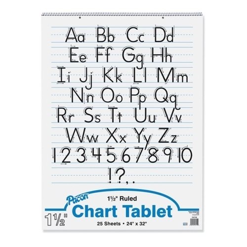 PACON CORPORATION CHART TABLET 24X32 1-1 2 IN RULED (Set of 3)