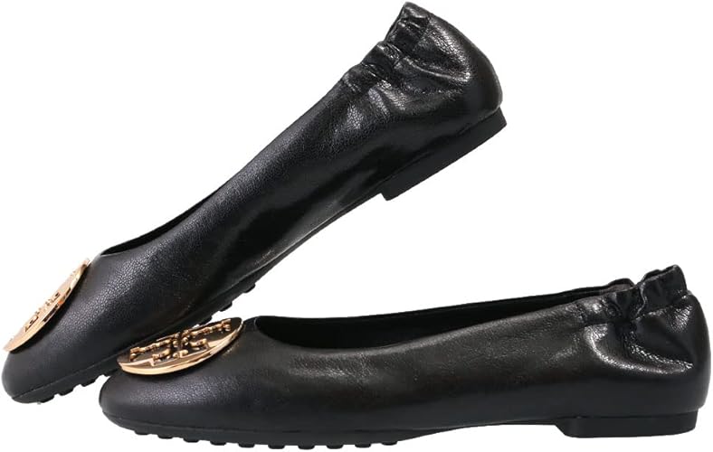 トリーバーチ パンプス フラットシューズ バレエシューズ 黒 トリーバーチ パンプス ブラック 黒 リボン フラットシューズ