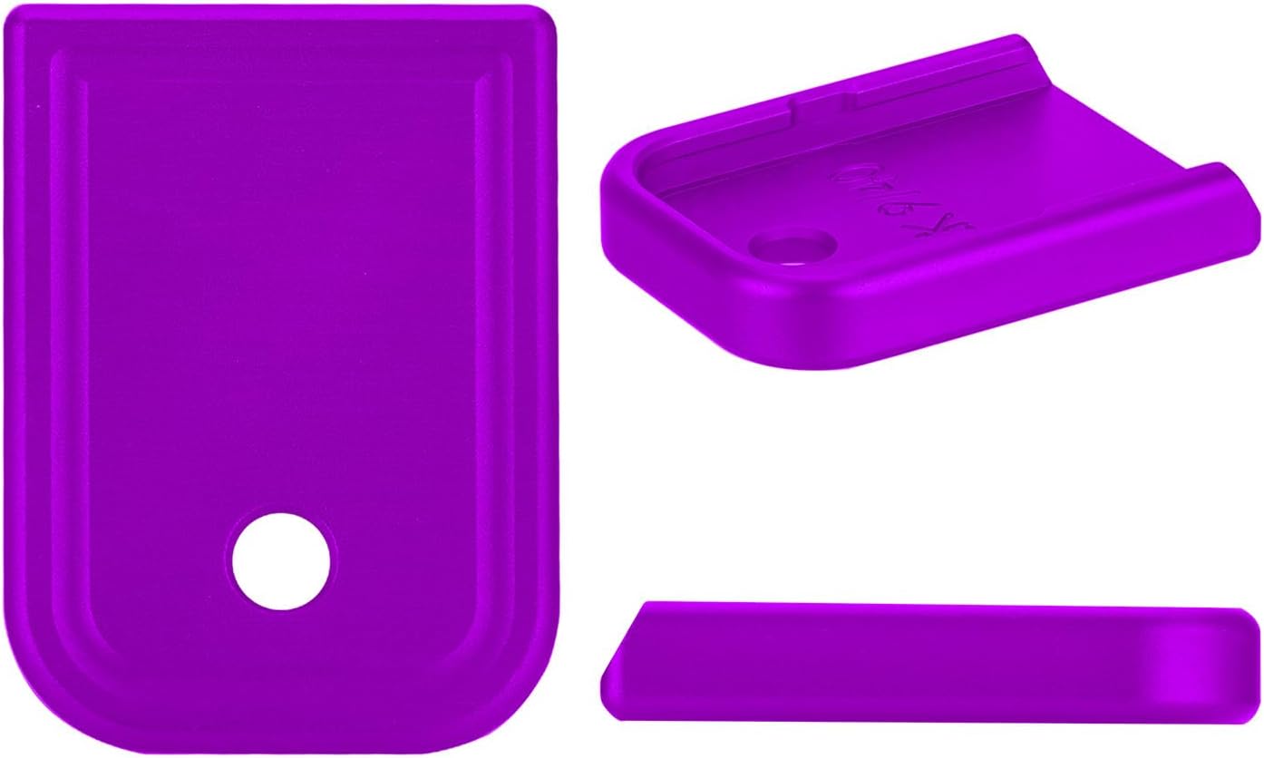 NDZ Performance Aluminum Magazine Base Plate for Glock Gen 1-4 – Fits Models 17 19 22 23 24 31 32 33 – 9mm & .40 S&W Compatible – Made in USA