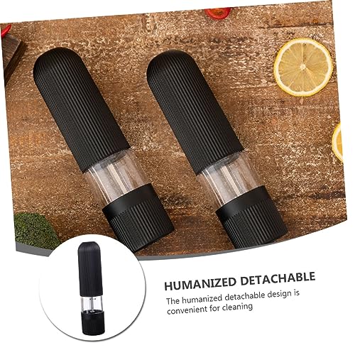 Moulin à café électrique détachable noir compact polyvalent pour épices et graines - 5