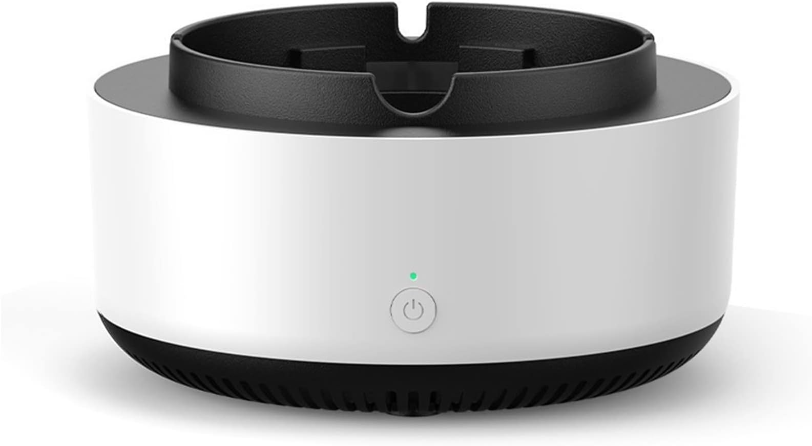 TOBSDCreative intelligent ashtray Second-hand smoke removal negative ion purifier, for Home, Office, Car (Color : White)