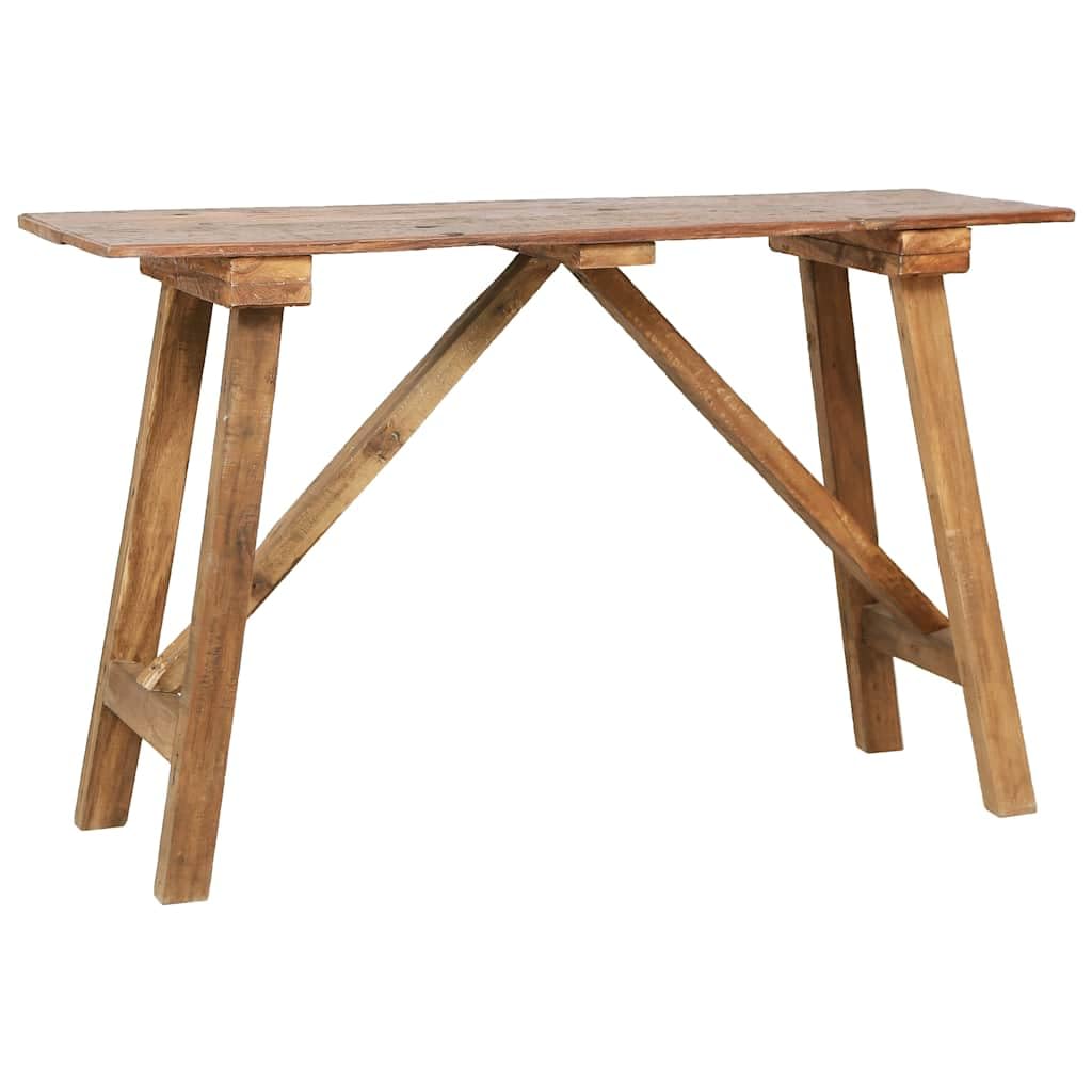 Table Console 130 x 40 x 80 cm Bois Recyclé Style Que