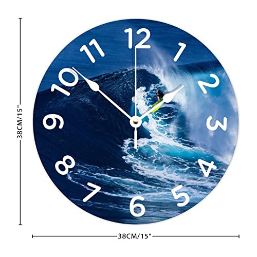 Horloge murale planche de surf idée cadeau originale maison