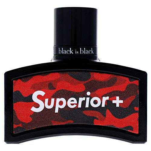 Nu Parfums Black Is Black Superior Plus For Men Eau De Toilette Spray, 3.4 Ounce #TOP1