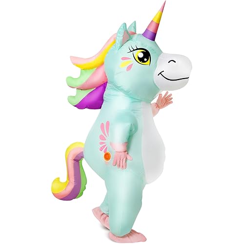Gootus Inflatable Costume Adult - Funny Unicorn Costumes for Women Men, Blow Up Costumes for Adults Halloween Inflatables Party