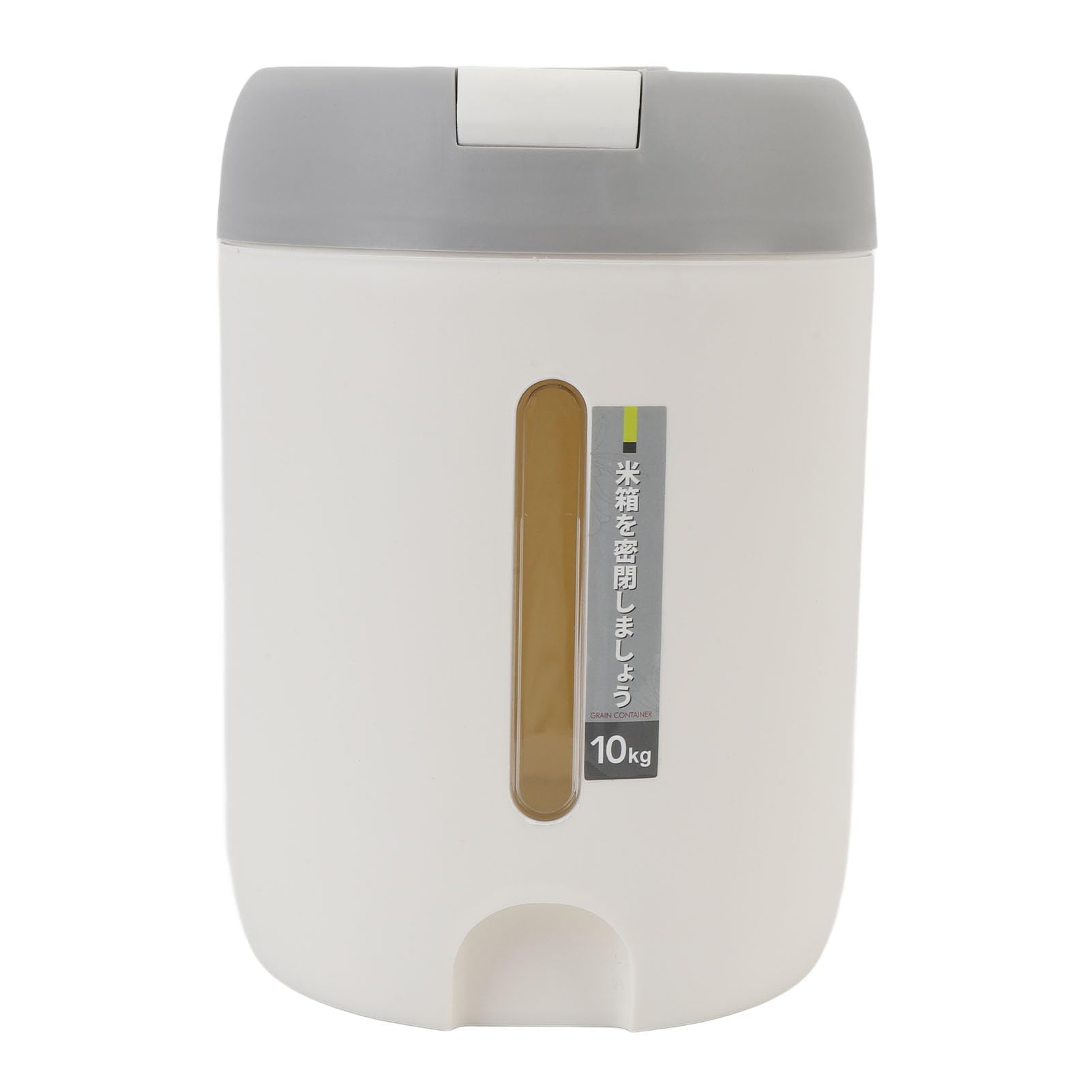 Dispensador de Arroz y Cereales, Contenedor Hermético para Cocina, 10 Kg de Capacidad, Recipiente de Almacenamiento para Encimera
