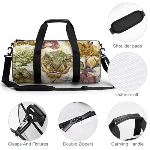 Sac de voyage dinosaure rétro idéal pour camping et rando - 5