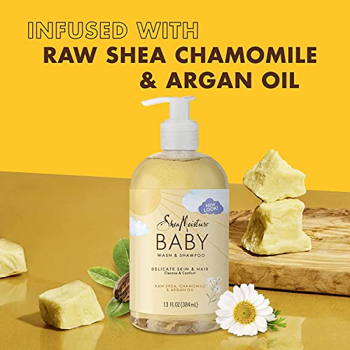 Shea Moisture Baby Shampoo & Wash 13 Ounce Chamomile & Argan Oil (384Ml) (6 Pack) #TOP4