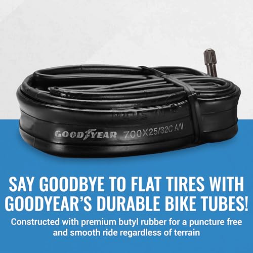 image for Goodyear Bicycle Tube, 25/32c - 25/32c Bike Tube with Butyl Rubber - D