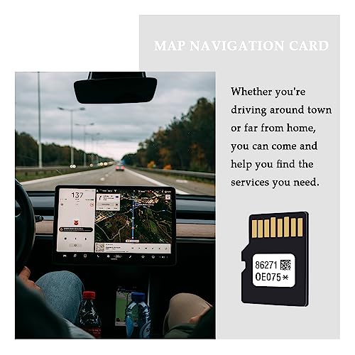 Navigation GPS SD Card - Latest US & Canada Maps Micro SD Card for Upgrading Your Car GPS Navigation System - 86271-0E075 Car Accessories Compatible with Toyota 4Runner RAV4 Tundra