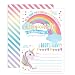 Your Main Event Prints Unicorn Birthday Invitation, Unicorn Party Invite 20 Fill in Style with Envelopes