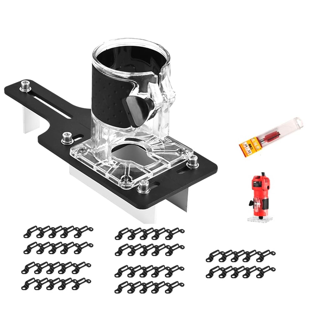 Máquina Cortadora de Ranuras Automática 2 en 1, 65 Mm, Molde Ranurado, Profundidad y Ángulo Ajustables, Herramienta Manual para Carpintería.