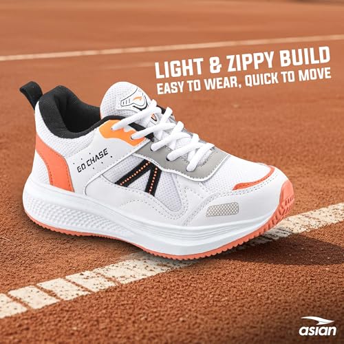 Image of ASIAN Adventure-52 Kids Shoes | Lightweight Sporty Kicks, Breathable Running Shoes, Secure Fit with Memory Foam Technology, Durable Grip Outsole | Stylish Sports Shoes for Boys & Girls