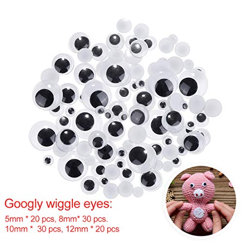 Zaloife Pipe Cleaners Crafts Set, Fil Chenille Enfant, Fils Chenille Loisirs Creatifs, Cure Pipes et Pompoms avec Googly Eyes Sticky Craft Assortiment de Multicolore pour Bricolage - Image 5