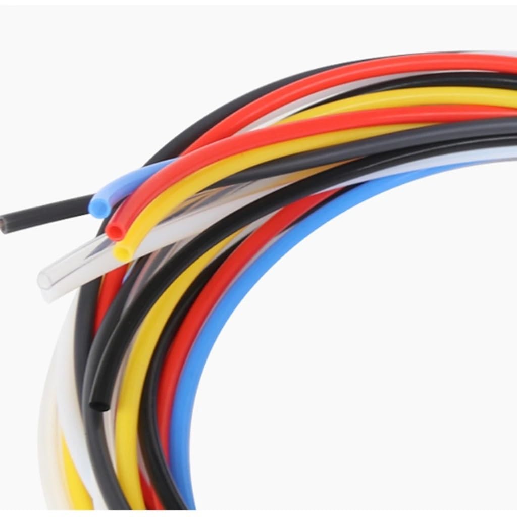Tubo de PTFE 0,3mm 0,5mm 0,6mm 0,8mm 1mm F46 manguera aislante funda de teflón pieza de impresora 3D tubo rígido extrusora en caliente Convery