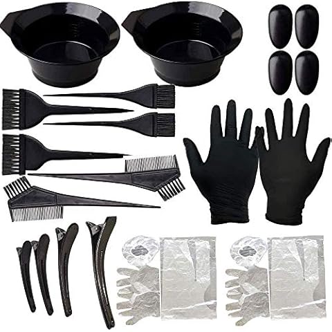 Kit de Tinte para Cabello de 22 Piezas con Accesorios Cover