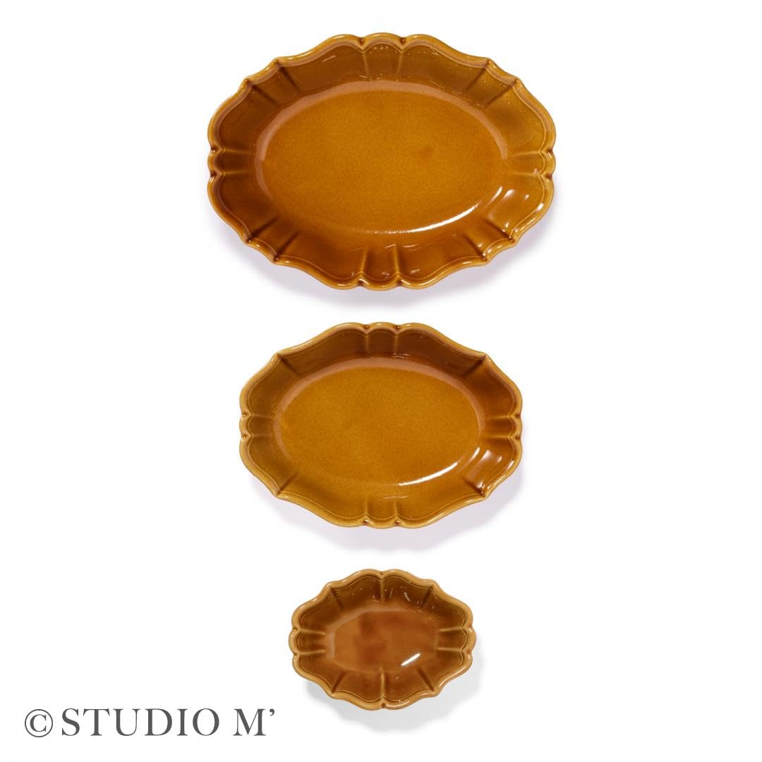 Amazon | studio m' スタジオエム ラコットクルンプリL グラタン皿