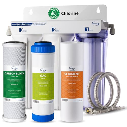 Image of iSpring US31KF 3-Stage Chlorine Removal Under Sink Water Filter System