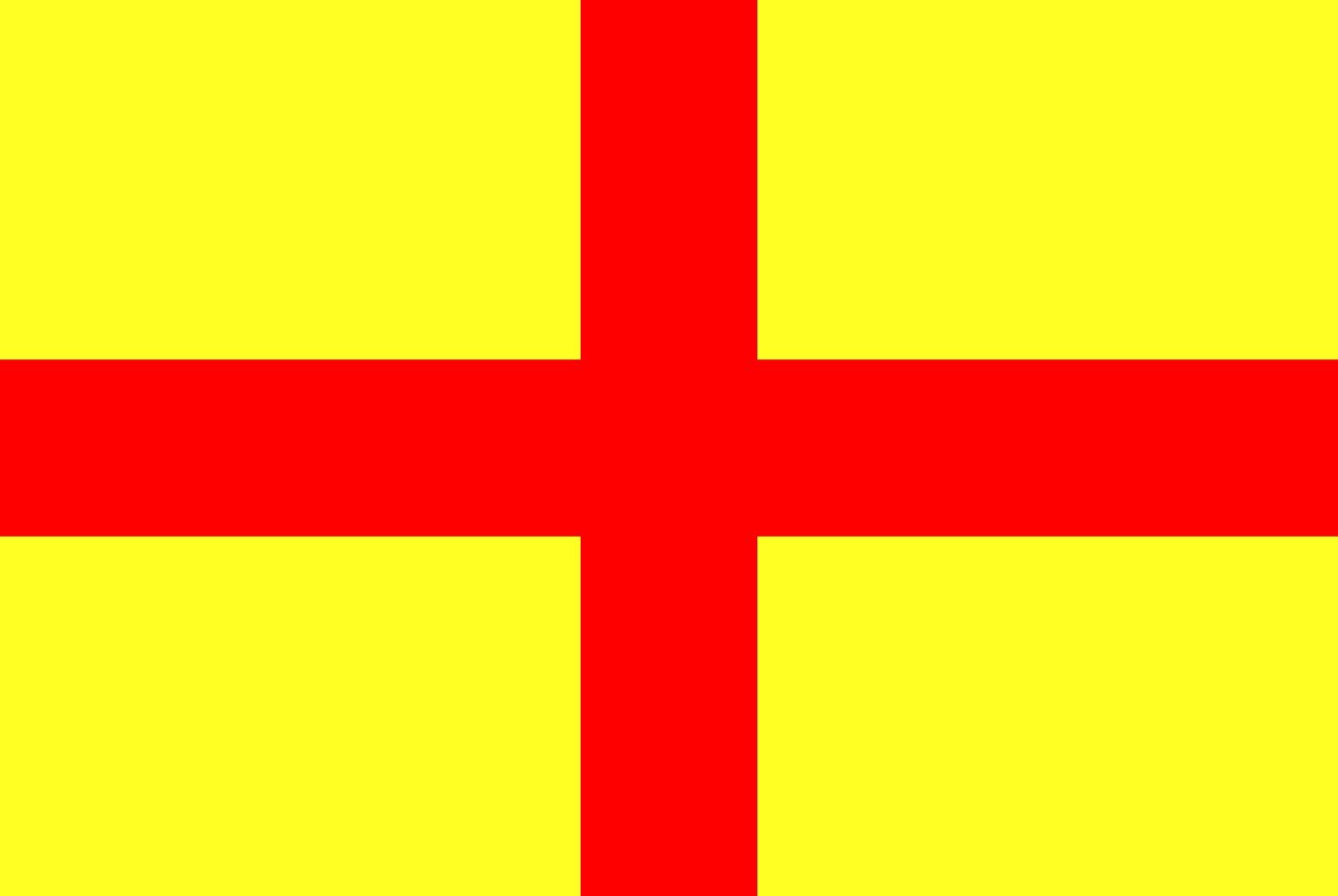 Grand drapeau Albenga parfait pour décorer vos événements italiens en plein air