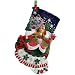Bucilla 18-Inch Christmas Stocking Felt Applique Kit, 86140 Princess