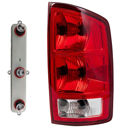 Epic Lighting Amxoe Rear Brake Tail Light Assembly W/Bulbs & Circuit Board Compatible With Dodge Ram 02-06 1500 03-06 2500 3500 [ Ch2801147 Ch2801155 55077348Af 55077348Ad ] Right Passenger Side #TOP15