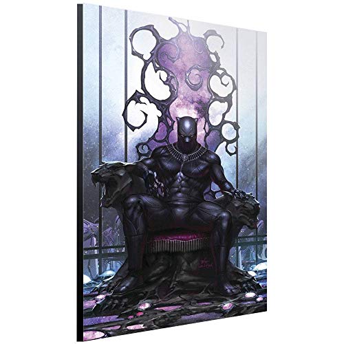 Décoration murale Black Panther Marvel en bois pour sublimer votre salon