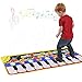 Tapis Danse Enfants, Tapis Piano, 8 Touches Clavier Piano Couverture Musique Tapis Jeu Tactile Tapis Musical éducatif précoce bébé, 110 * 36Cm