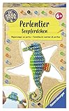 Mit dem Be Creative Set Perlentier Seepferdchen von Ravensburger basteln Kinder ab 6 Jahren ein glänzendes Tier aus schillernden Perlen. Durch Fädeln und Knoten entsteht dabei ein buntes Unterwasser-Tierchen in echter Handarbeit