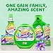 Gain + Odor Defense Liquid Laundry Detergent, Super Fresh Blast Scent, 107 Loads, HE Compatible
