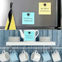 Wanmu 12 Stück Magnethaken Magnet Haken Extra Starke Magnetische Haken Hakenmagnete Stanzfrei Magnethacken für Camping Schließfächer Werkstatteinrichtung Kleiderhaken (Schwarz) – Ansicht 5
