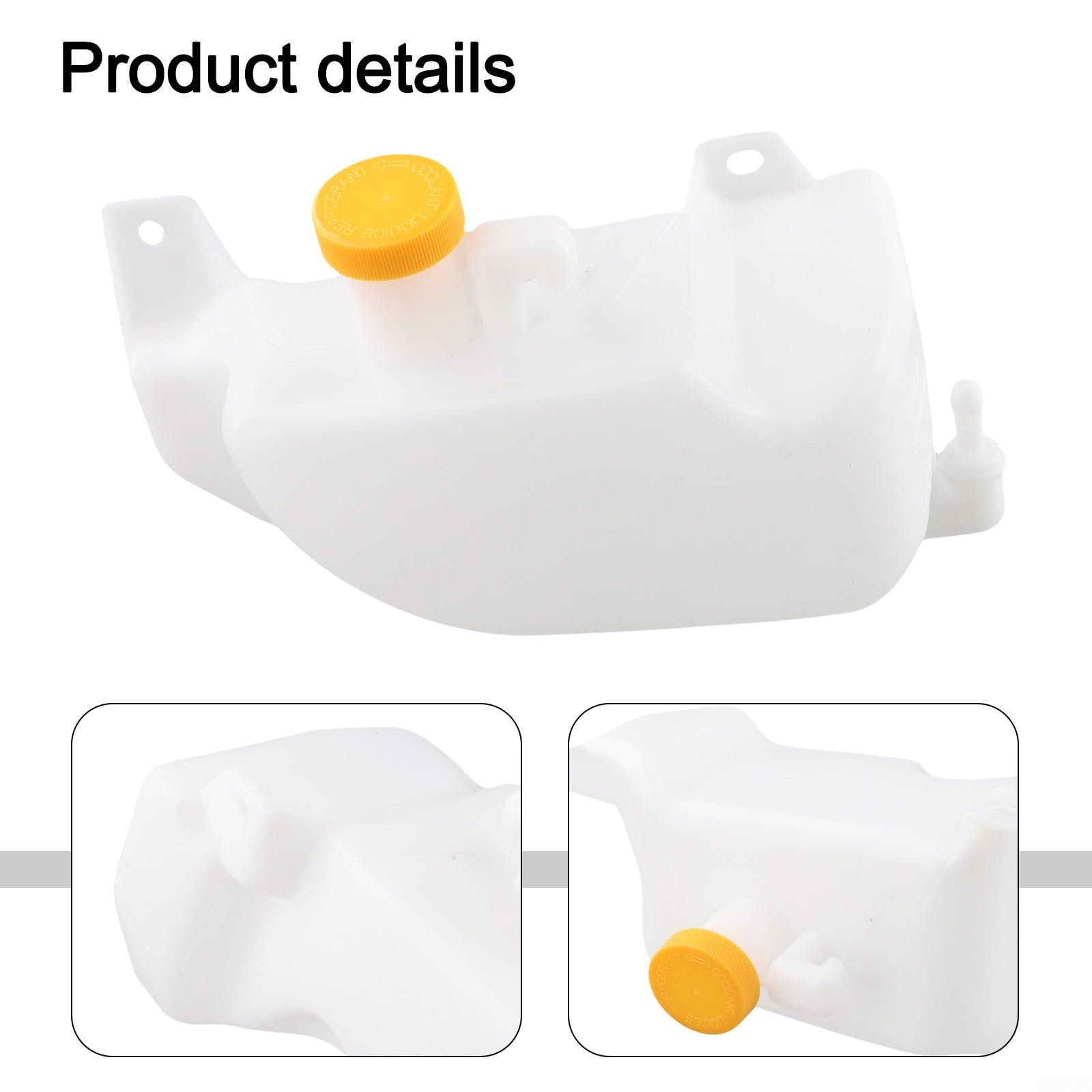 Serbatoio di compensazione del liquido di raffreddamento con coperchio per Nissan per micra K11 1992-2002, sostituzione per OEM 21710-43B01, plastica ABS robusta, durevole e resistente alla