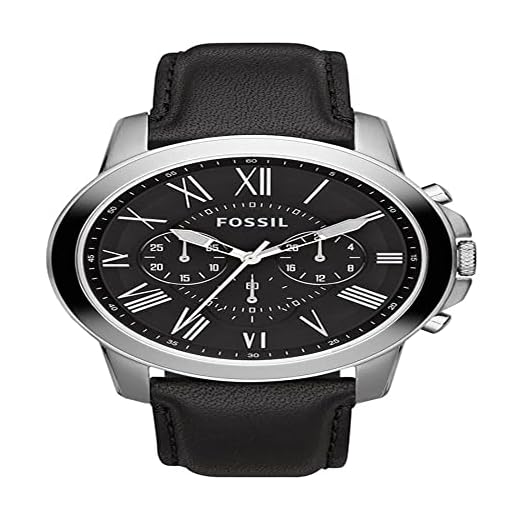 Relógio Fossil Masculino Grant Prata - FS4812/0PN