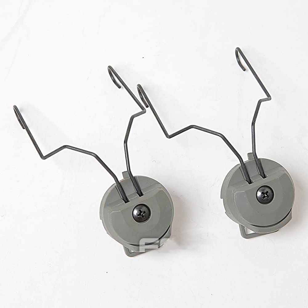 FMA Headset Support Adapter Tactical Helmet Rail Earphone Hanging Buckle Clip
