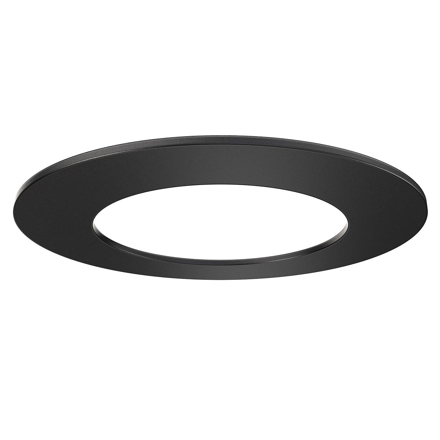 Sunco 1 Pack 4 Inch Recessed Light Goof Ring, Ultra Thin, Black