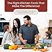 Gourmetly Stainless Steel Mezzaluna Knife with Cover – 12 In. Curved Blade with Solid Steel Handles & Mezzaluna Sheath – Pizza Cutter Rocker, Rocker Knife Veggie Cutter, Salad Chopper, & Herb Cutter